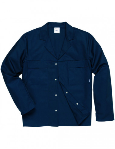 Mayo-Sweatshirt mit vier Taschen, marineblauer Portwest