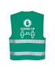 2m distance vest bottle green Portwest