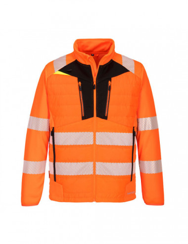 Baffle dx4 hybrid hi-vis jacket orange/black Portwest