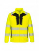 2Baffle dx4 hybrid hi-vis jacket yellow/black Portwest