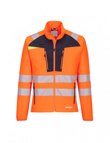 Warnschutz-Sweatshirt DX4 Orange/Schwarz Portwest