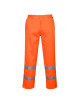 Polyester cotton hi-vis trousers orange Portwest