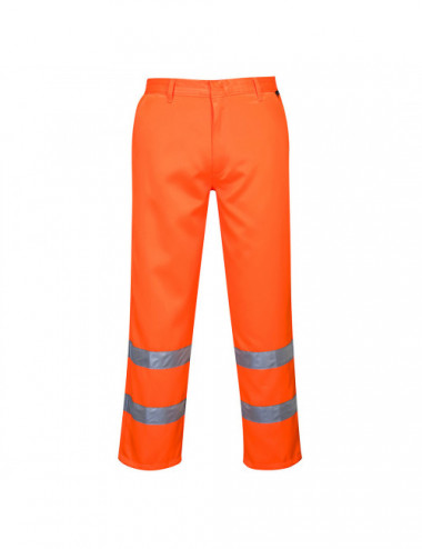 Spodnie ostrzegawcze poliestrowo-bawełniane pomarańczowy Portwest