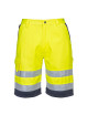 Warnschutzshorts Gelb/Marineblau Portwest
