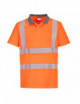 2Eco short sleeve hi-vis polo shirt (6 pack) orange Portwest