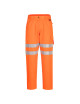 Orangefarbene Öko-Warnhose Portwest