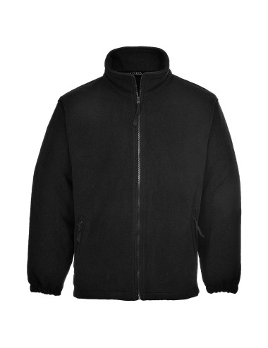 Schwarzes Aran-Fleece für Herren von Portwest