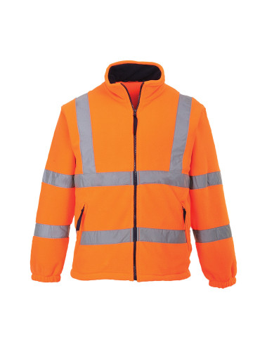 Mesh lined hi-vis fleece orange Portwest