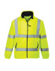 Mesh lined hi-vis polar fleece yellow Portwest