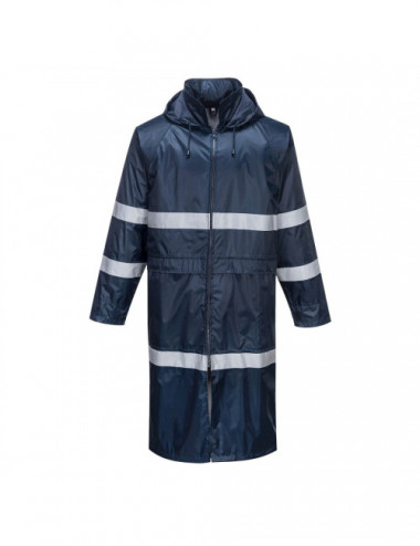 Iona classic raincoat navy Portwest