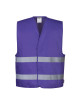 "High-Visibility Malfini Iona Vest in Purple - Comfortable with Logo 