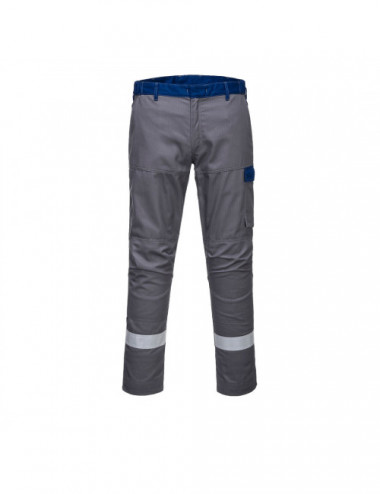 Two tone trousers bizflame ultra grey Portwest
