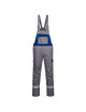 Two-tone dungarees bizflame ultra grey Portwest