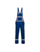 Portwest Bizflame Ultra Blue Royal kurze zweifarbige Latzhose