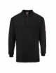 Long sleeve polo shirt, flame retardant, anti static black Portwest