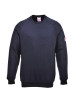 Flame retardant, antistatic long sleeve sweatshirt navy Portwest