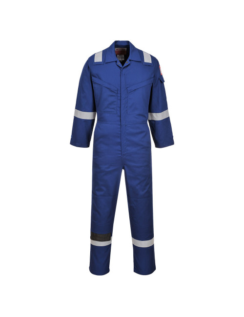 Super light, antistatic coverall 210g royal blue Portwest