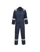Flame resistant insect repellent coverall navy Portwest