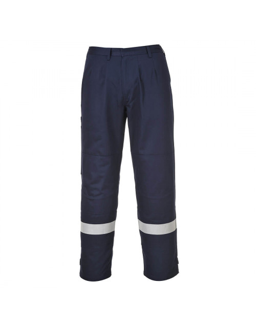 Bizflame plus trousers navy tall Portwest