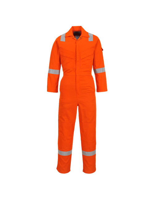 Leichter flammhemmender und antistatischer Anzug 280g orange Portwest