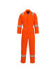 Lightweight flame retardant antistatic coverall 280g orange tall Portwest