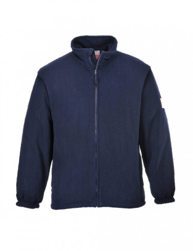 Flammhemmendes und antistatisches Fleece-Sweatshirt, marineblau Portwest