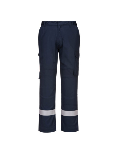 Bizflame plus flame resistant trousers navy Portwest