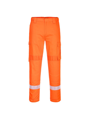 Flammhemmende Bizflame-Hose plus orangefarbener Portwest