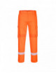2Bizflame plus flame resistant trousers orange Portwest