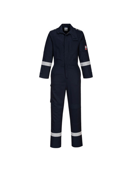 Bizflame plus lightweight jumpsuit navy Portwest