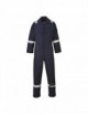Flame retardant anti static coverall 350g navy Portwest