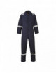 2Flame retardant anti static coverall 350g navy tall Portwest