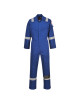 Flame retardant anti static coverall 350g royal blue Portwest