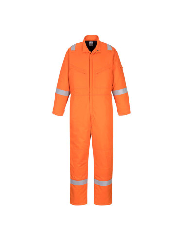 Antistatic insulated coverall orange Portwest