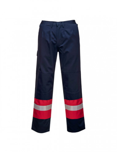 Bizflame plus flame resistant trousers navy Portwest