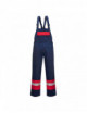 Two tone bizflame plus dungarees navy Portwest