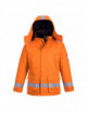 Flame retardant anti static winter jacket orange Portwest
