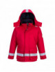 2Flame retardant anti static winter jacket red Portwest