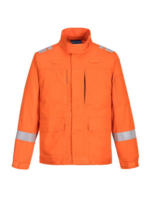 Bizflame plus lightweight flame resistant jacket orange Portwest