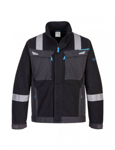 Flame resistant jacket wx3 black Portwest