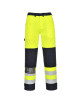 Flammhemmende Multinorm-Warnhose, gelb/marineblau, Portwest