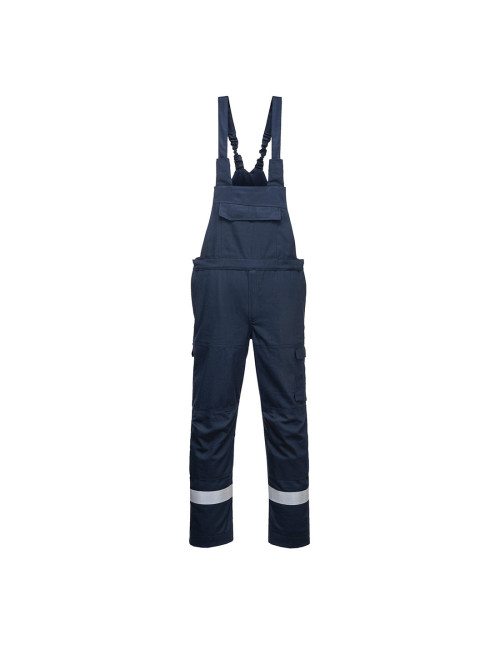 Bizflame ultra navy dungarees Portwest