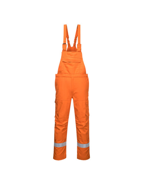 Bizflame ultra orange dungarees Portwest