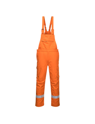 Bizflame ultra orange short dungarees Portwest