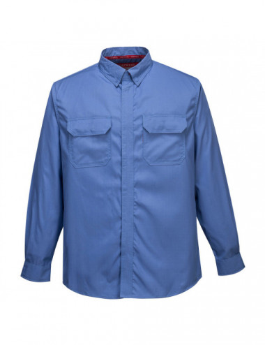 Bizflame-Hemd plus blaues Portwest