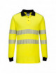 2Flammhemmendes Warnpoloshirt gelb/schwarz Portwest