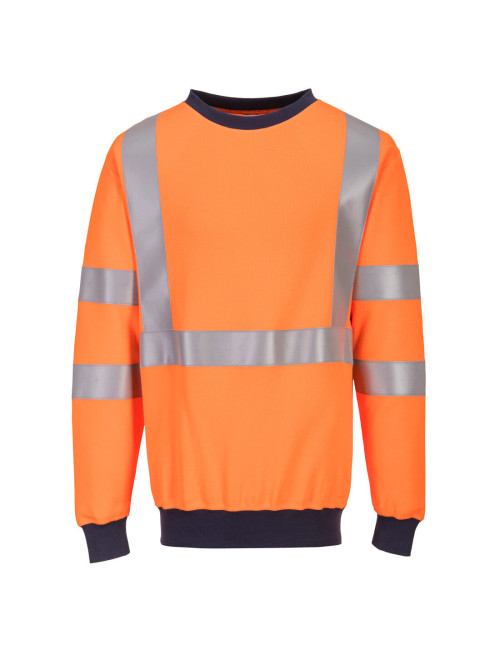 Flame retardant sweatshirt orange Portwest