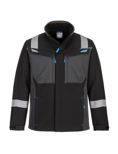 Softshell trudnopalny wx3 czarny Portwest