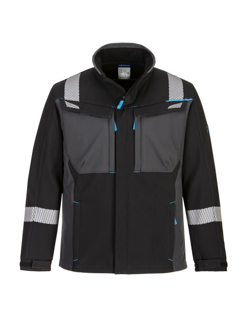 Flame retardant softshell wx3 black Portwest