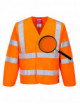 Flame retardant static hi-vis jacket orange Portwest